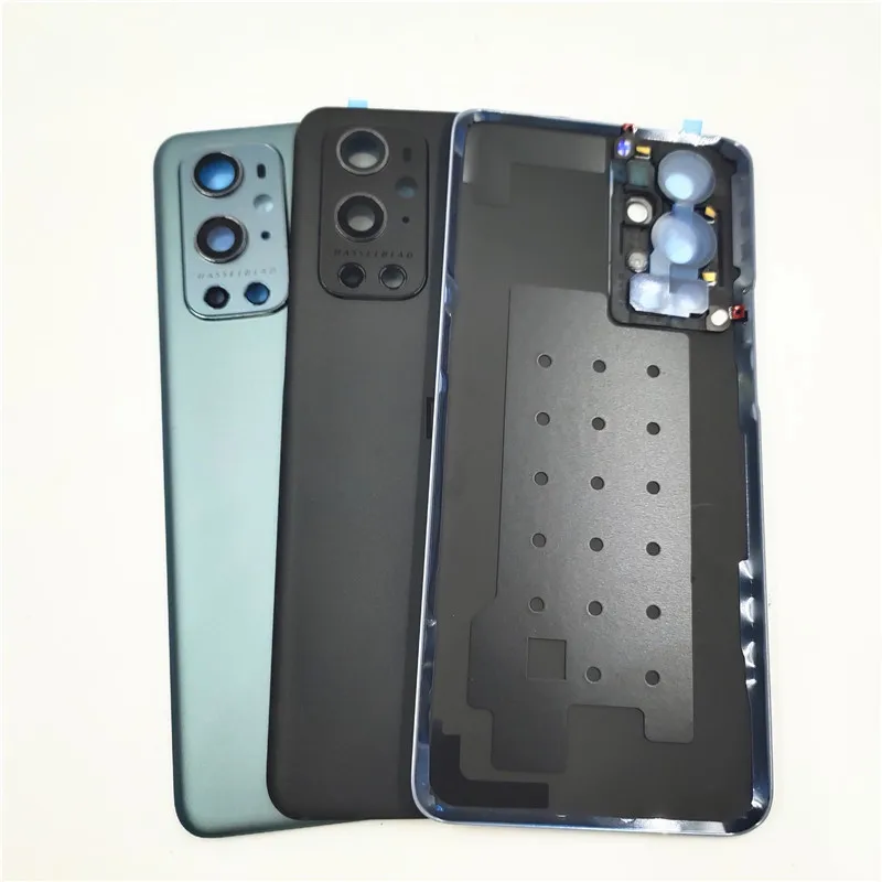 Back Battery Cover Glass Panel Rear Door Housing Case For Oneplus 9 Pro 9Pro Phone Battery Cover With Camera Lens