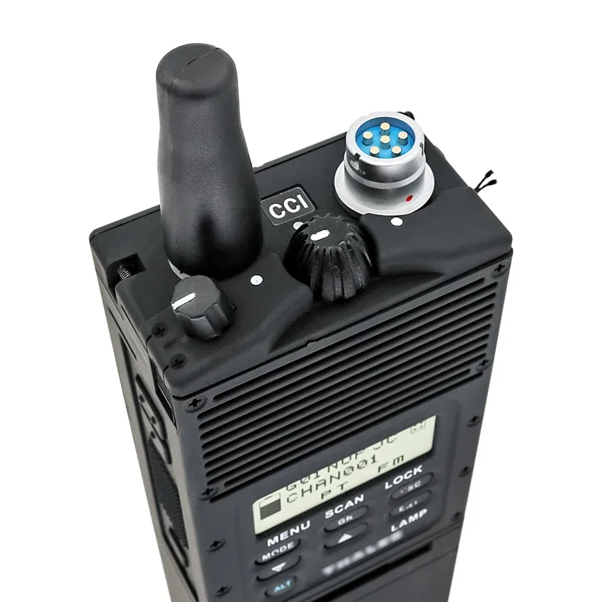 PRC148 AN/PRC 148 Modello virtuale walkie-talkie tattico e spina tattica U94 PTT a 6 pin per cuffie da tiro COMTA per Baofeng