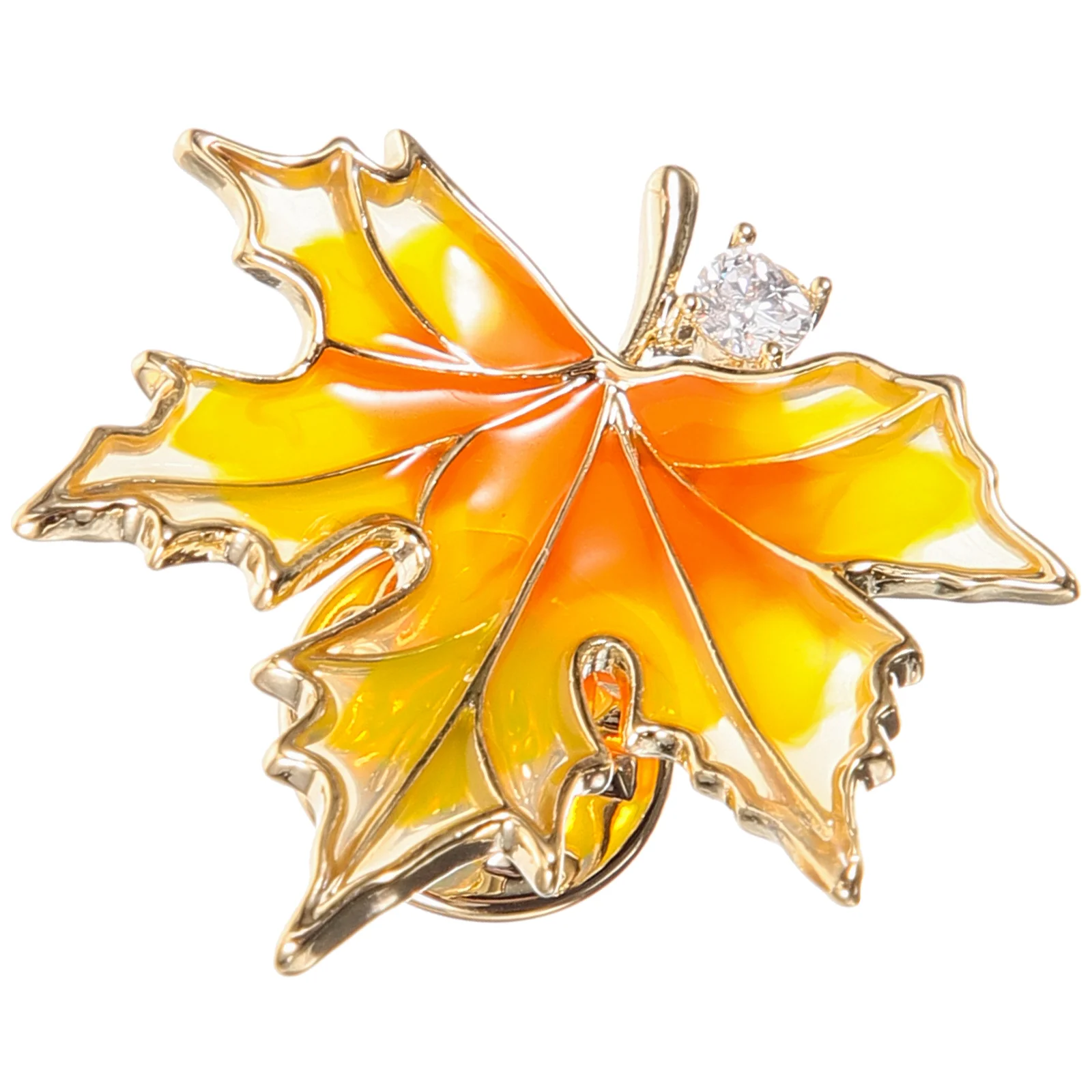 Jewelry Vintage Decor Enamel Painted Brooch Clips Fall Leaf Thanksgiving Brooch Pin Women Brooches Badge Miss