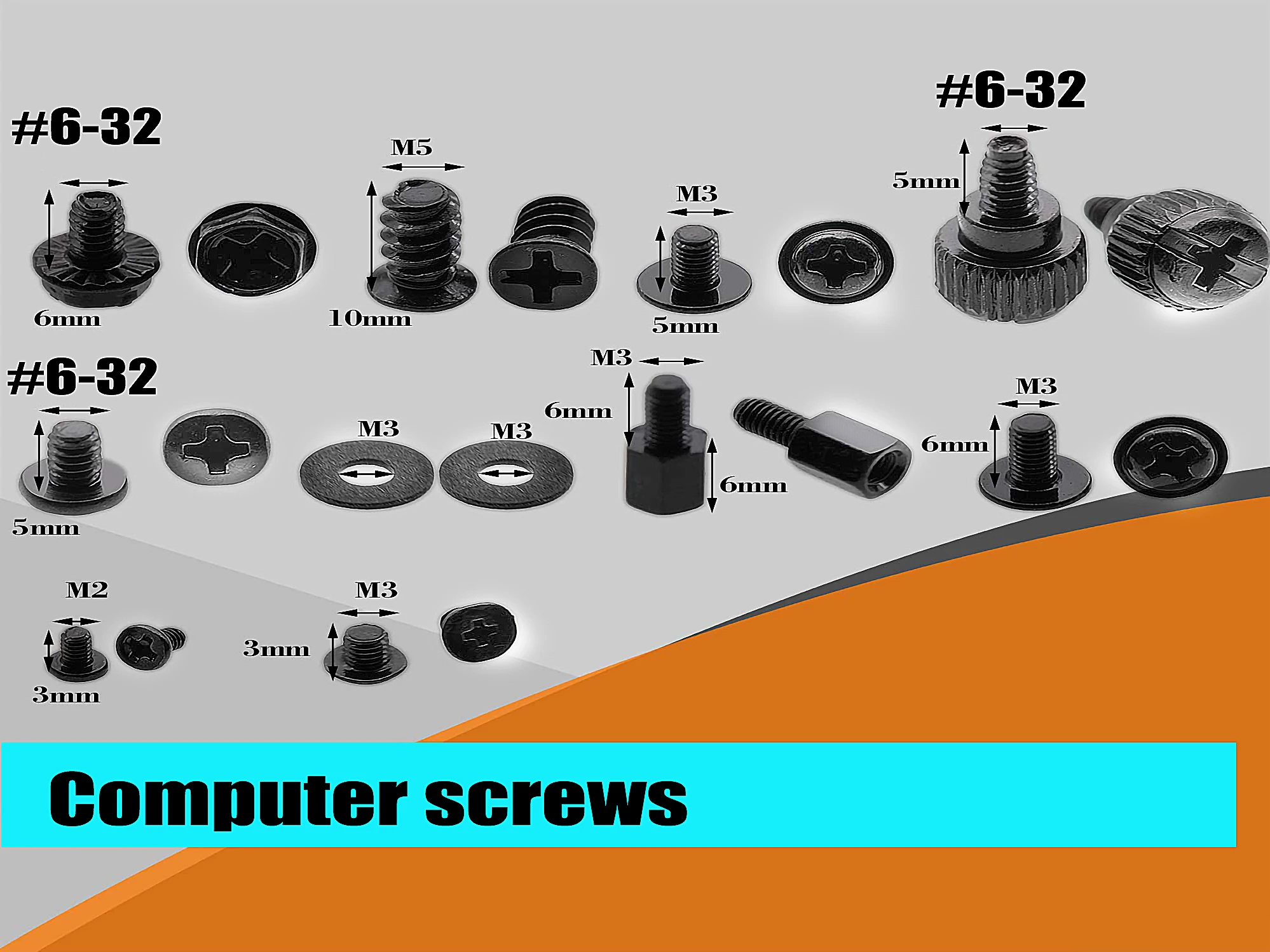 Distanziali per scheda madre da 340 pezzi, viti per PC per computer, kit di assortimento di viti per disco rigido per HDD, SSD, custodia, scheda madre