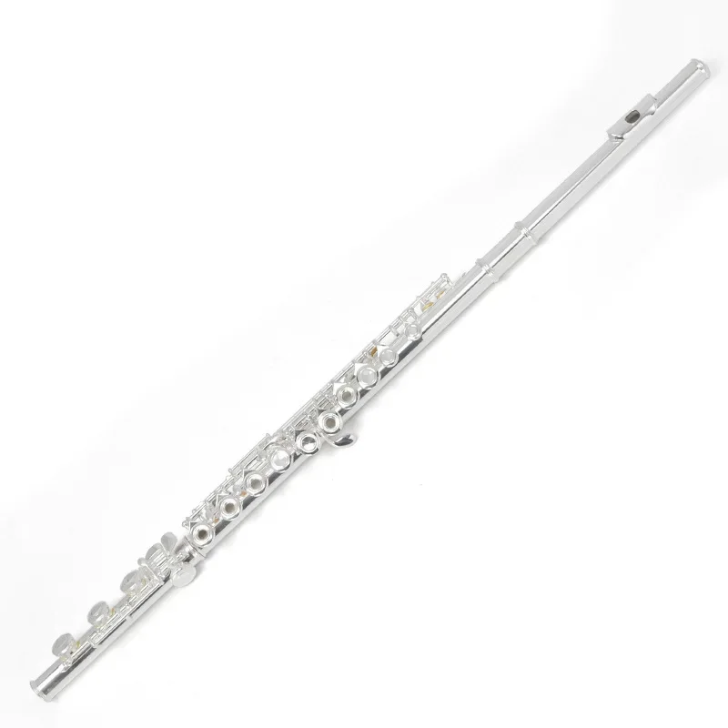 Wholesale Professional 17 Hole E Key Nickel Plated Silver Open Hole C Tone Flute For Performance