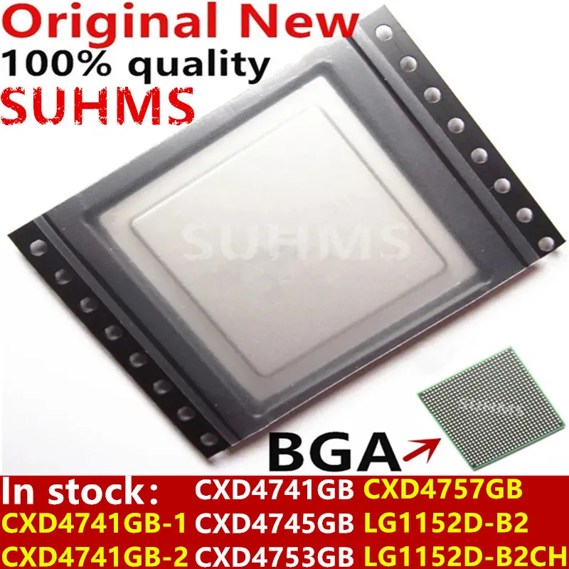 Chipset BGA de CXD4741GB-1, CXD4741GB-2, CXD4741GB, LG1152D-B2CH, CXD4745GB, CXD4753GB, CXD4757GB, LG1152D-B2, nuevo, 100%