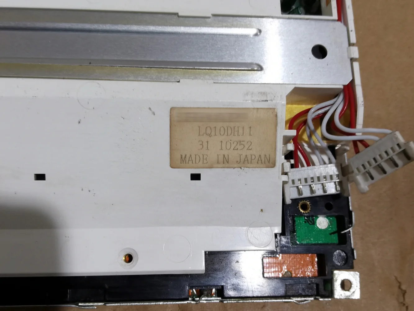 Tampilan layar LCD LQ10DH15 asli