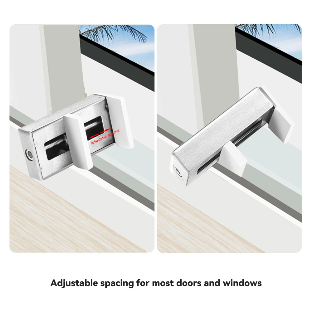 Serrature e chiusure per finestre Hardware serrature per porte scorrevoli restringono la serratura per porte porte scorrevoli in vetro finestre scorrevoli