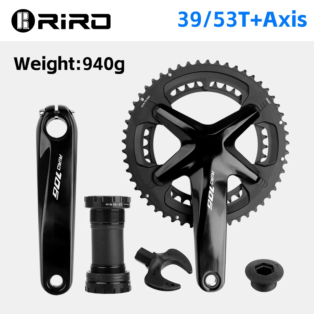 RIRO 706 ロードバイク統合クランクセット 170 ミリメートル 110BCD 53