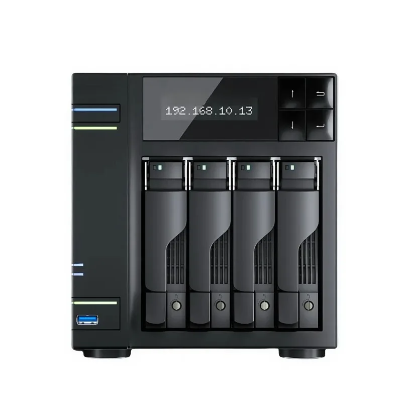 Quad Core 4 Slot Local Data Storage Hardware 8GB Memory Dual 2.5G Network Support M.2 SATA Storage Disc