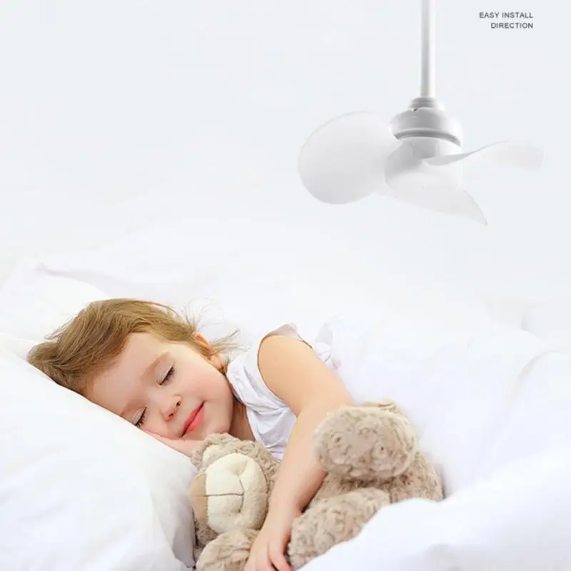 M5TD Cooling Fan 10W 360 Degree Adjustment E27 Ceiling Fan for Indoor Chandelier Fan