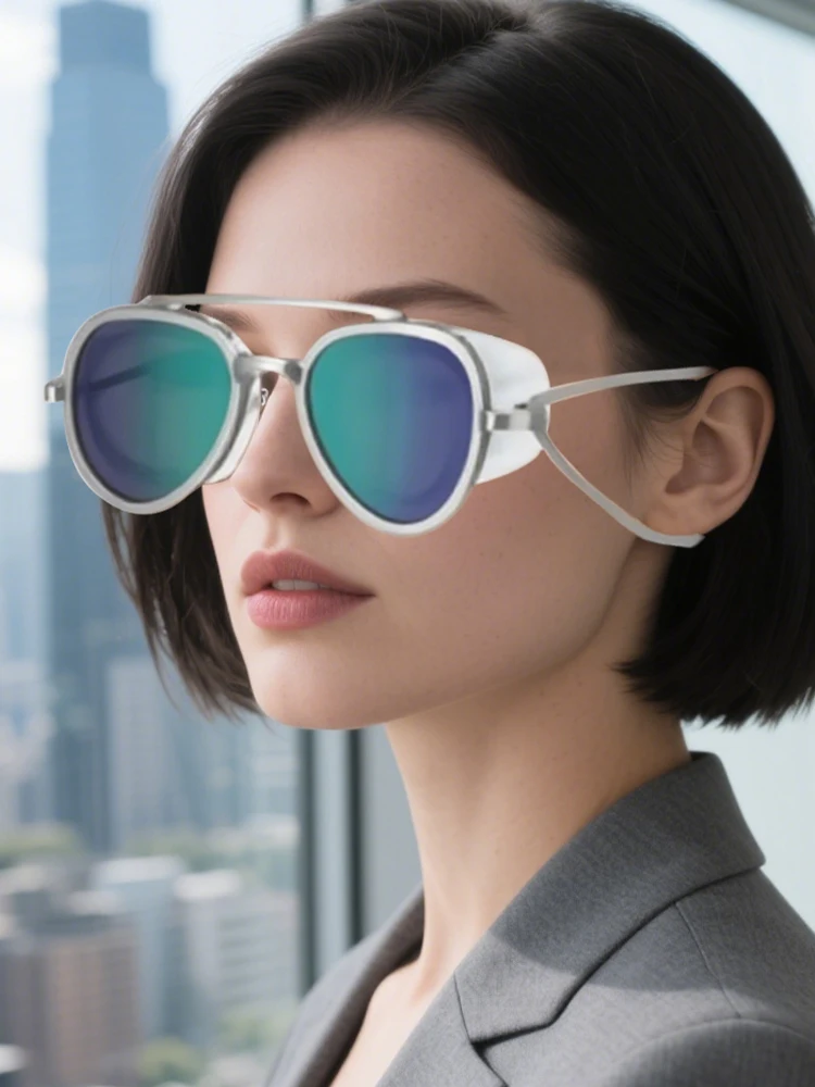 Full-View Swim Goggle Leak Proof Anti-Fog Swimming Goggle Professional Full Angle Goggles for Swimming Pool Diving Seaside