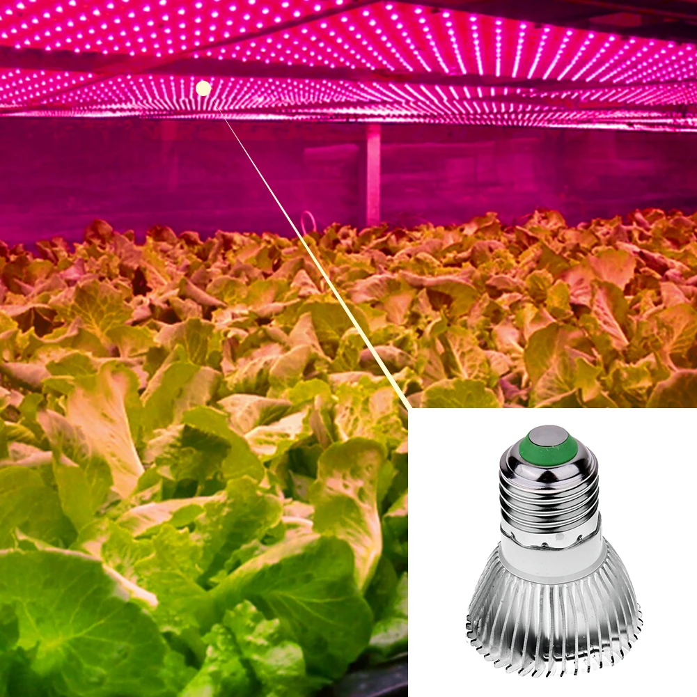 1-5pcs LED Grow Full Spectrum Bulb E27 18W Greenhouse Hydroponic Lamp Grow Light For Indoor Plant Phyto Flower Lamp