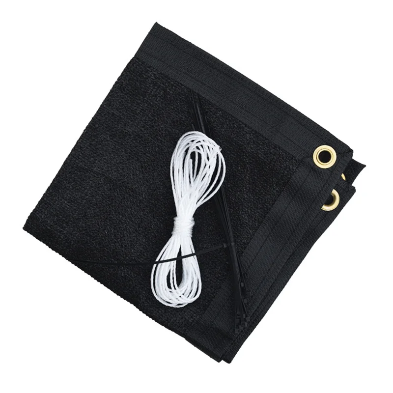 M11koutdoor Heavy Duty Mesh Windscreen 2.95Ft X 16.4Ft; Effective Privacy And Shade For Balcony And Backyard