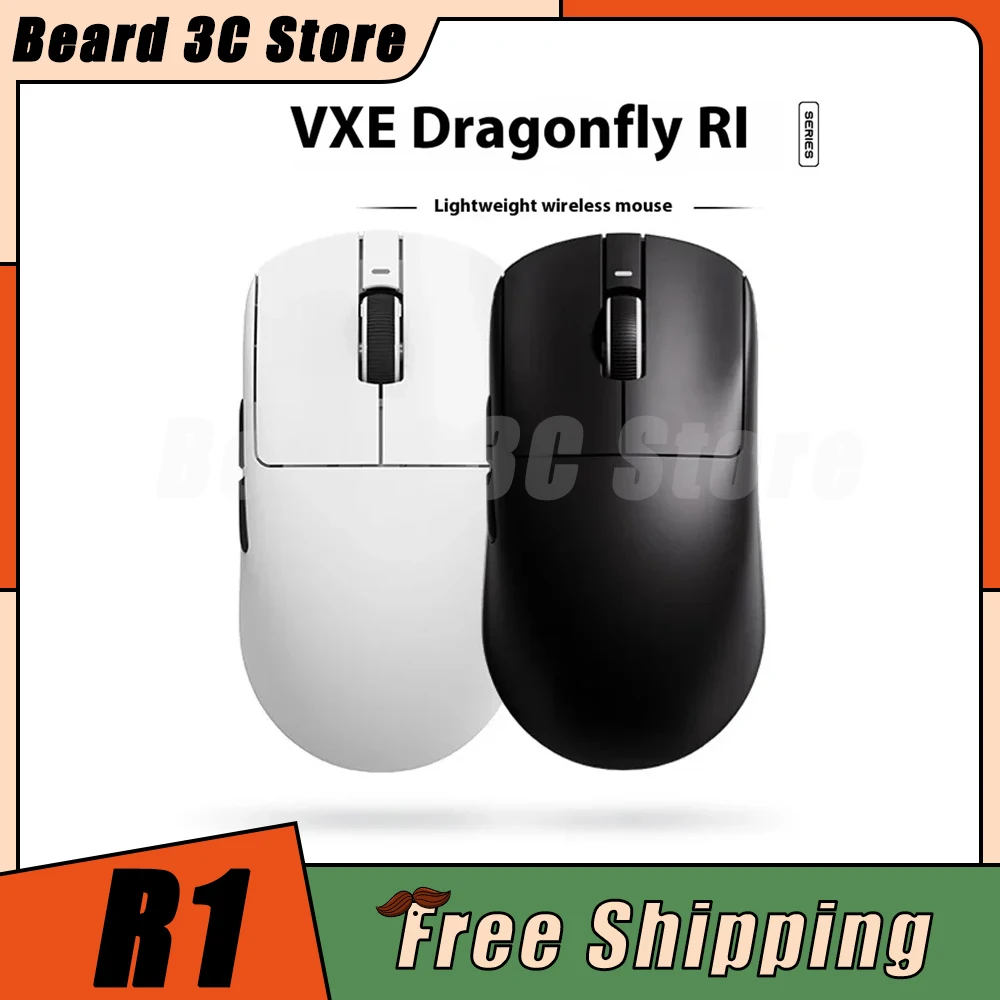 

VGN VXE Dragonfly R1 Wireless Mouse PAW3395 Sensor Nordic 52840 2KHz FPS Gaming Mouse Smart Speed X Low Delay Custom Accessories