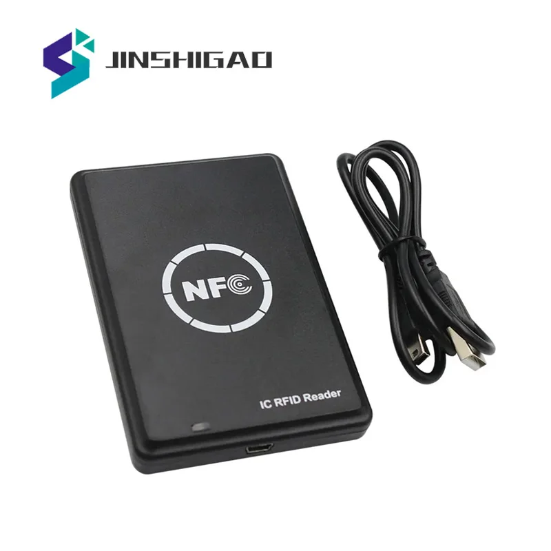 NFC Smart Card Reader Writer RFID Copier Duplicator 13.56MHz USB Programmer Key fobs Card IC UID S50 MF ISO14443A Tag