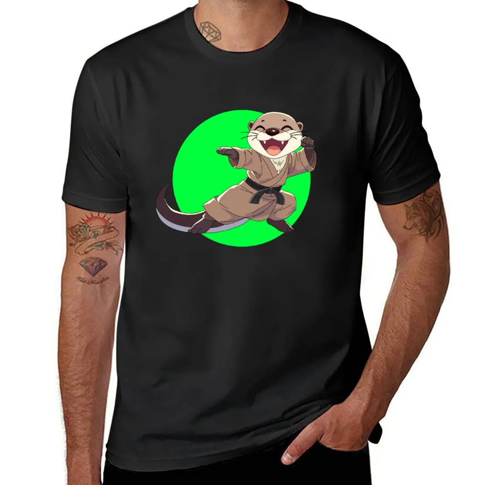 Kung Fu Otter - Loco Animal Squad T-Shirt hippie clothes cute tops tshirts for men