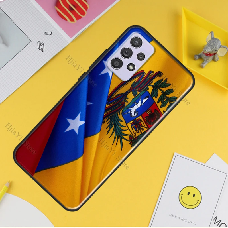 Venezuela Flag Coat Of Arms Back Cover For Samsung Galaxy A21S A02S A10S A12 A32 A42 A52 A72 A40 A50 A70 A71 A51 Case