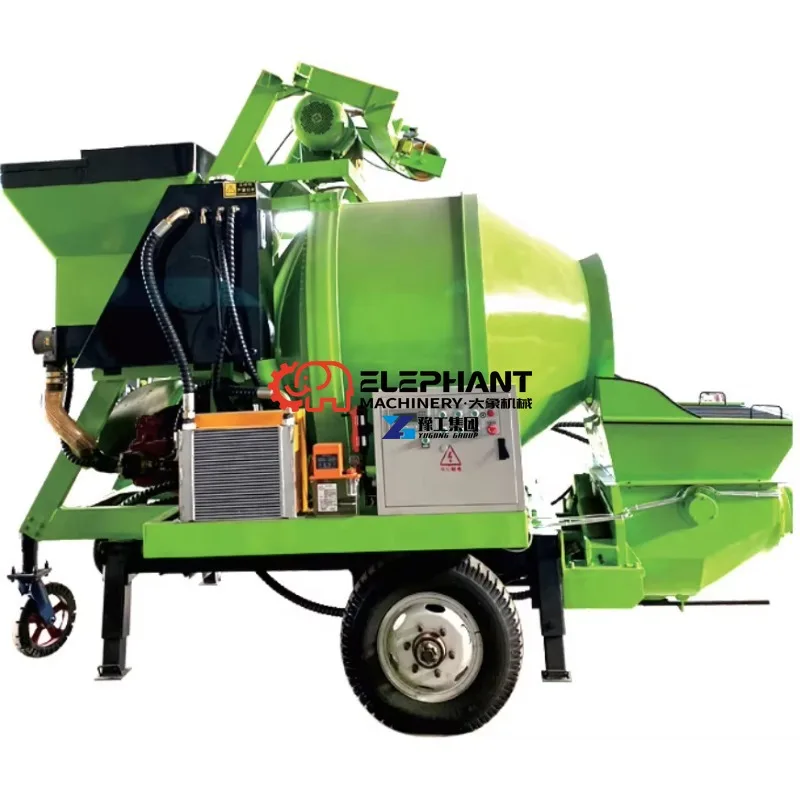 380V Three Phase Electric Cement Concrete Pump, Complete Matching Various Spare Accessories for Construction Pump