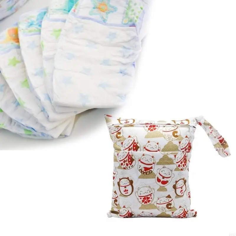 R66D Soluzione pratica e alla per riporre borsa per pannolini per bambini con ampio spazio