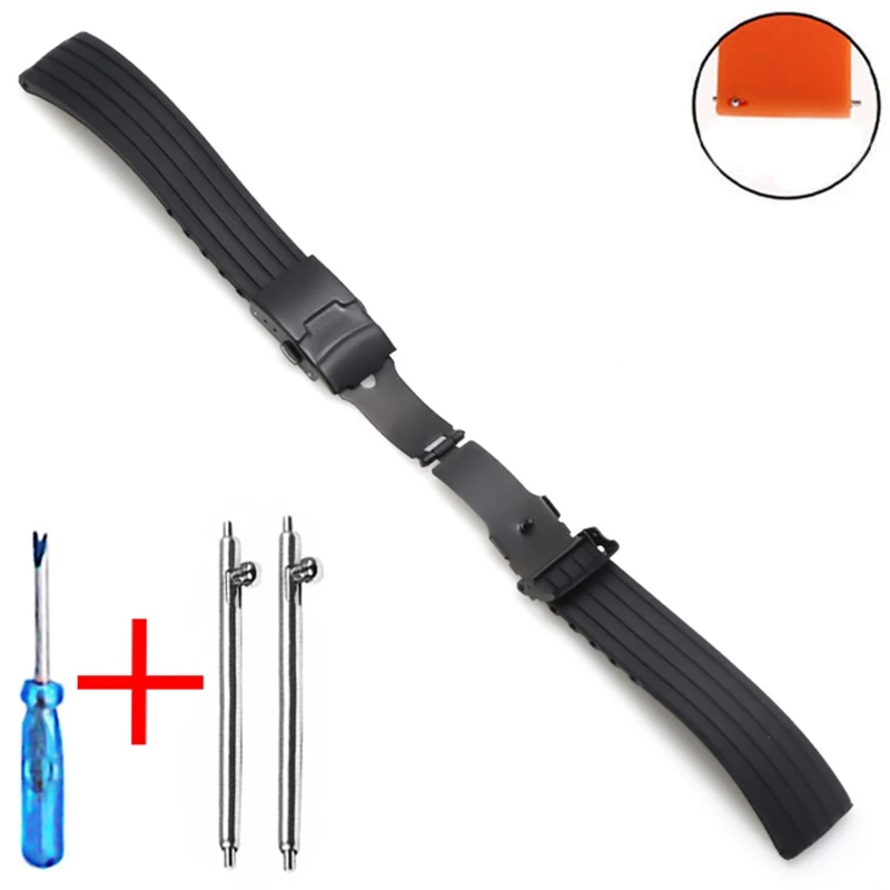 20mm 22mm Quick Release Silicone Watch Bands For Samsung Active 43mm 47mm for Fossil Watch Strap 18mm 24mm Rubber Sport Bands