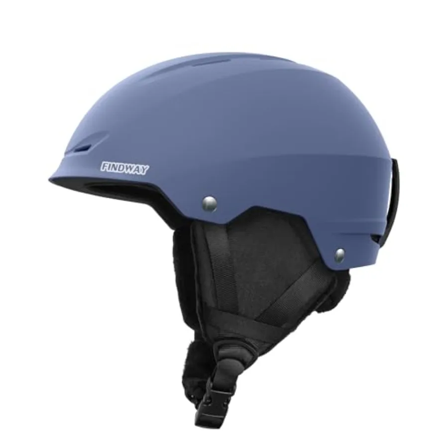 

Ski Helmet for Adults with Goggle Compatibility: Durable ABS Outer Shell Advanced EPS Impact-Resistant Foam Adjustable Fit Dial
