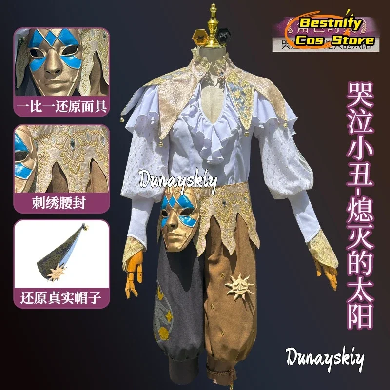 تأثيري لعبة الهوية VJoker يبكي مهرج تأثيري حلي خمر مهرج موحدة أنيمي الشمس المتفوقة شعر مستعار حذاء الدعامة دعوى Rol