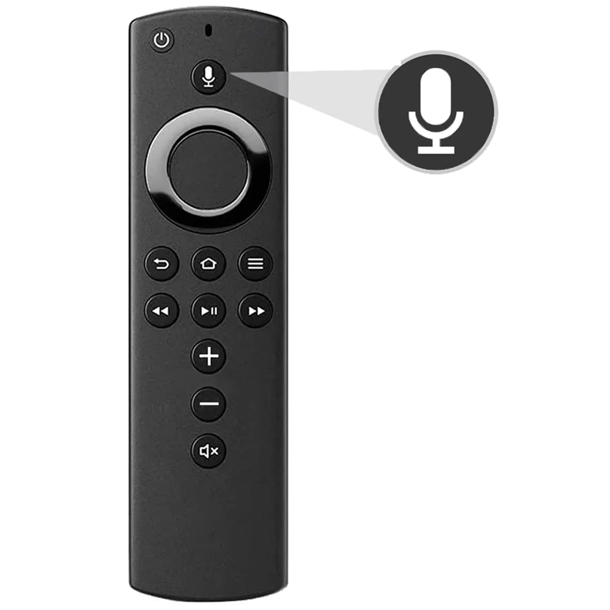 L5B83H Replacement Voice Remote Control (2Gen) Fit for AMZ 2nd Gen Fire Smart TVs Stick, AMZ TV Cube 2nd Gen and 1st Gen