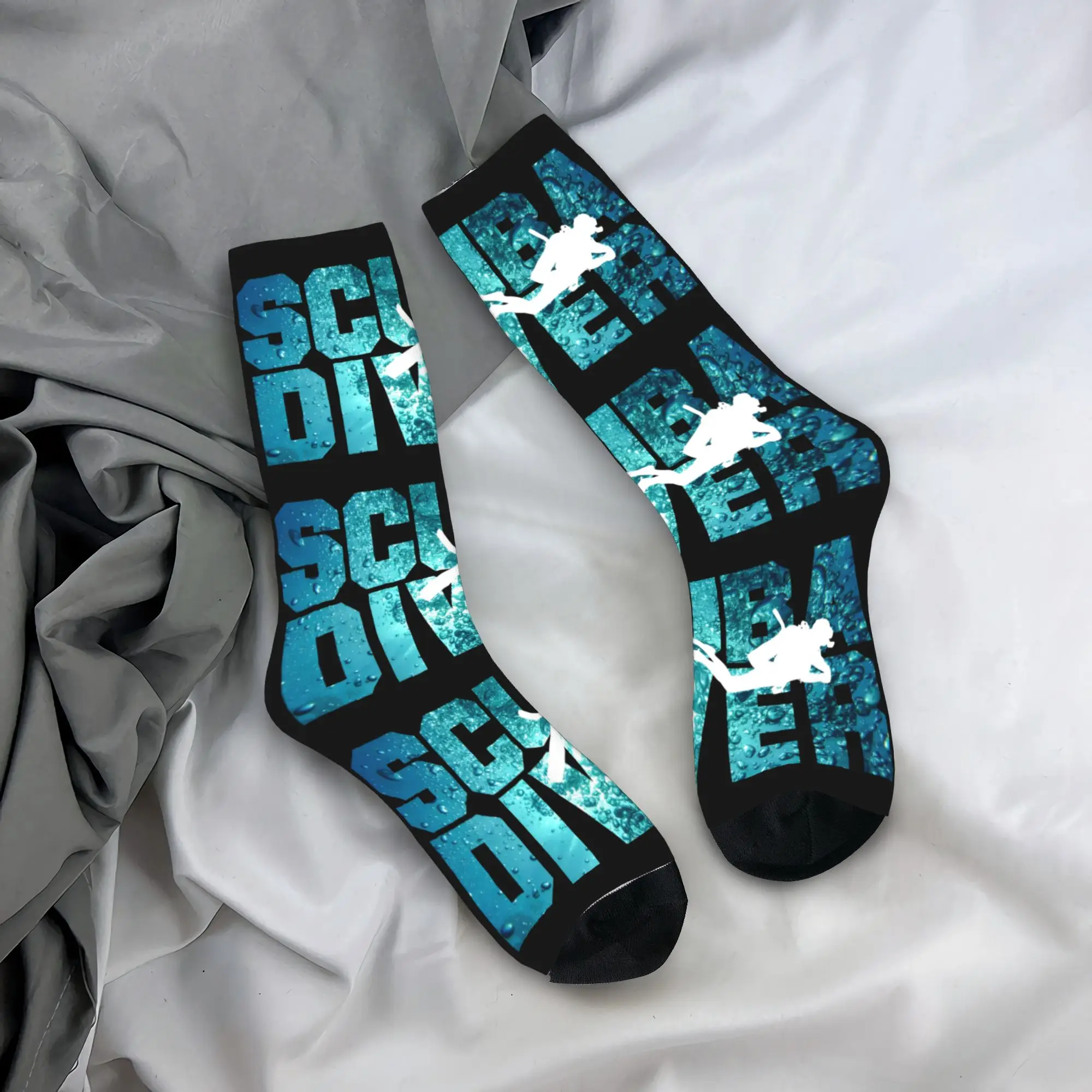 مخصص الغوص غواص اللباس الجوارب الرجال النساء الدافئة مضحك الجدة بارد تحت الماء الرياضة طاقم الجوارب #3