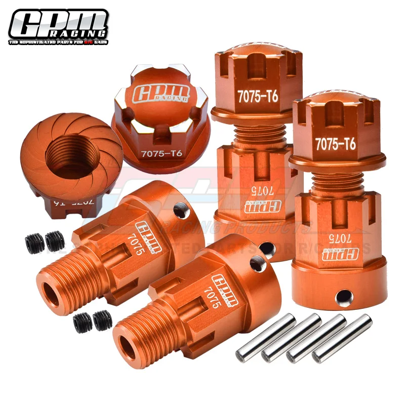 GPM سبائك الألومنيوم 7075-T6 محول موسع + 20 مللي متر لسيارة AXIAL 1/6 SCX6 JEEP RC #4