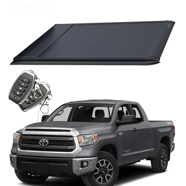 

Anti-Theft Design Aluminum Roller Shutter Electric Tonneau Cover For Toyota/Nissan/Dodge/Ford/Chevrolet/GMC
