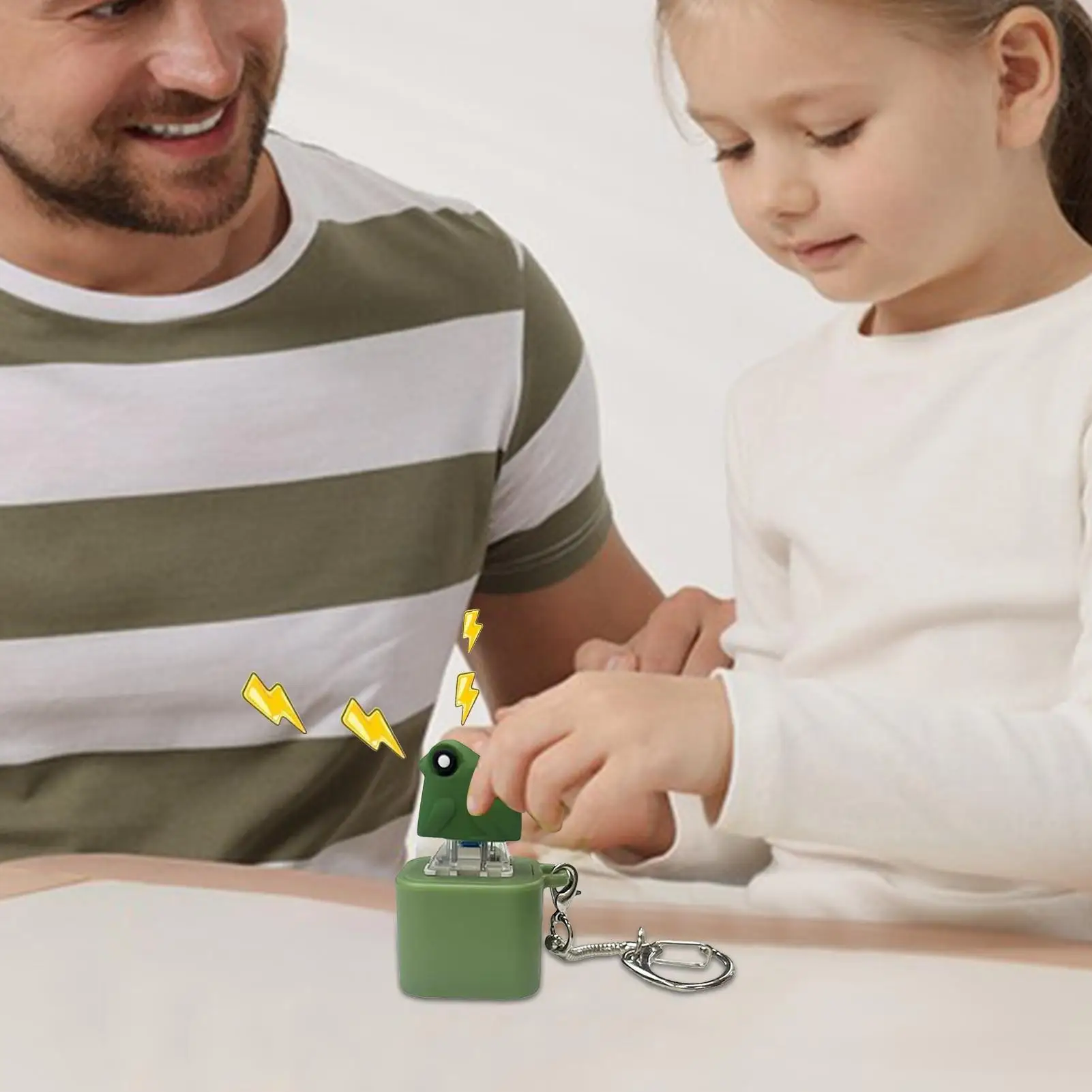 Clicker Hand Fidgets Frog Croaking Fidget Keychain Sound Light Frog Design Stress-Reducing Sensory Game Fun Gifts For Kids Boys view 3