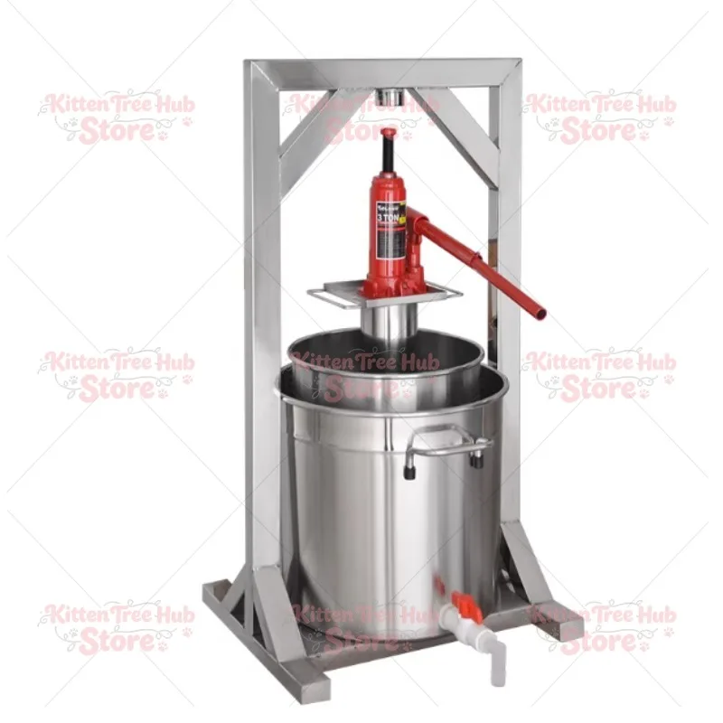 Stainless Steel Fruit Crusher Household Juicing Distillers Leaf Press Juice Residue SeparatioHot Selling Grape Press Commercial