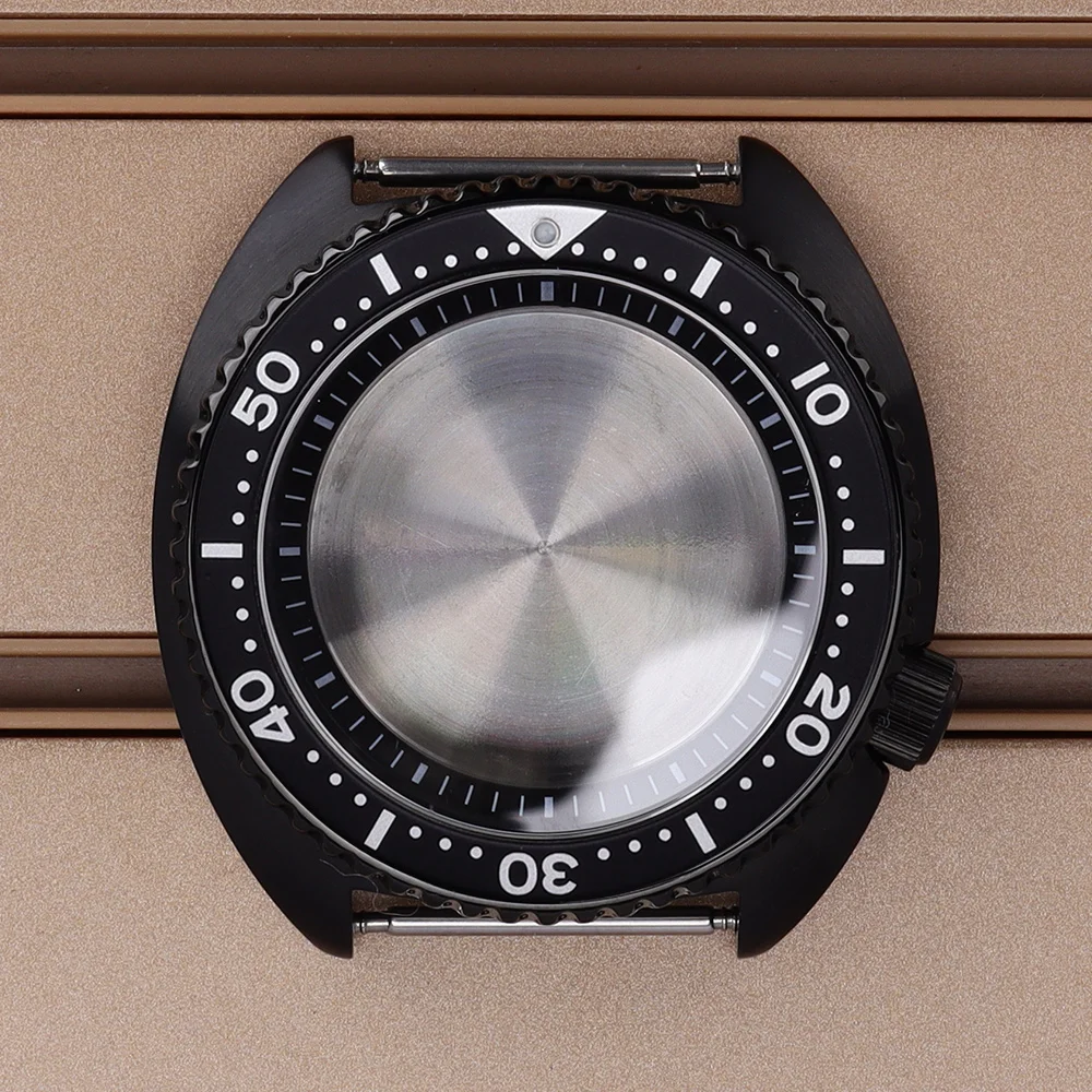 

41mm Black Watch Case Sapphire Crystal For NH35 NH36 NH34 NH38 4R36 Movement 28.5mmDial Modified Abalone Watch Accessories Parts