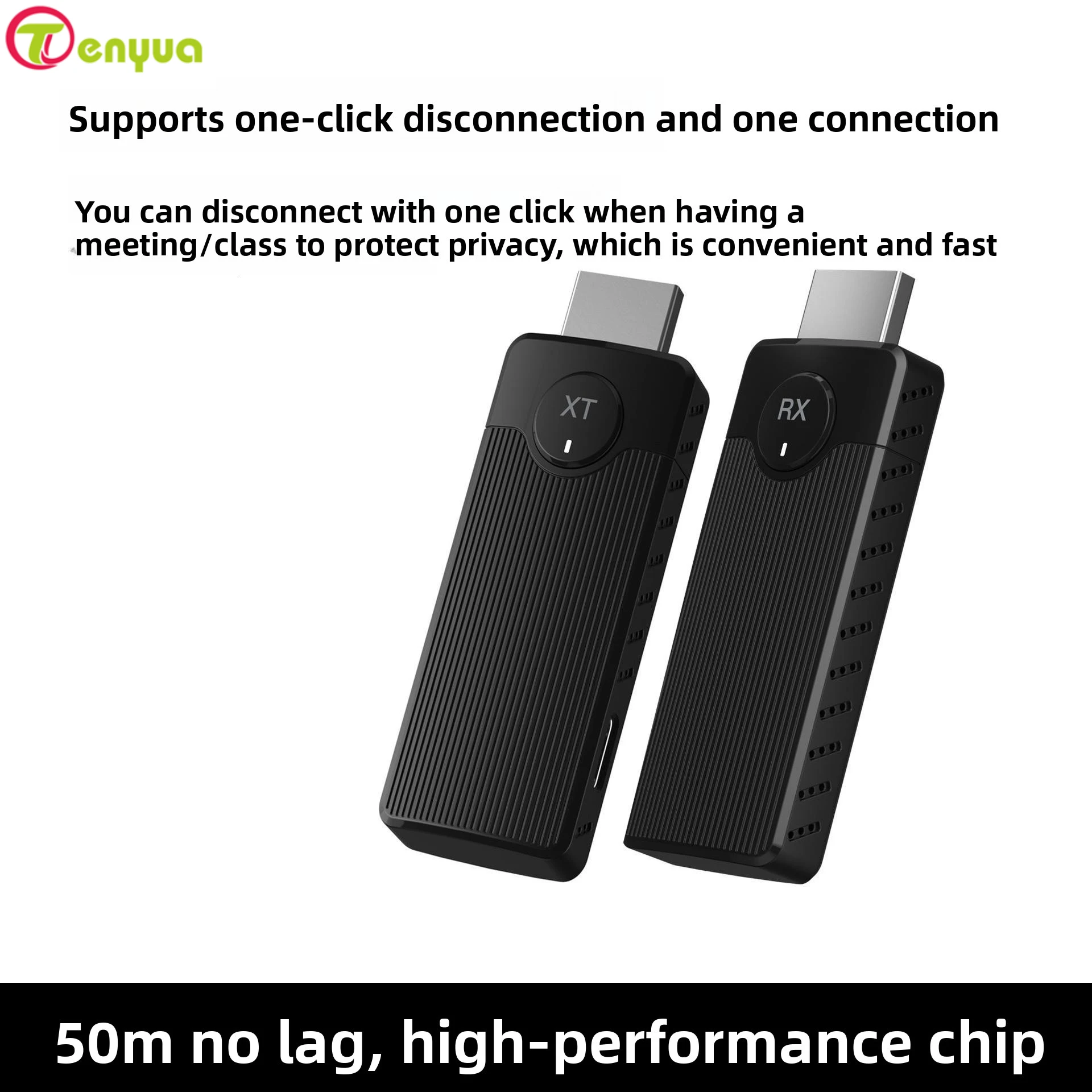 

Беспроводной передатчик HD 1080P, приемник, 50 м, HD-совместимый адаптер-удлинитель, ТВ-приставка для ТВ-проектора, монитора