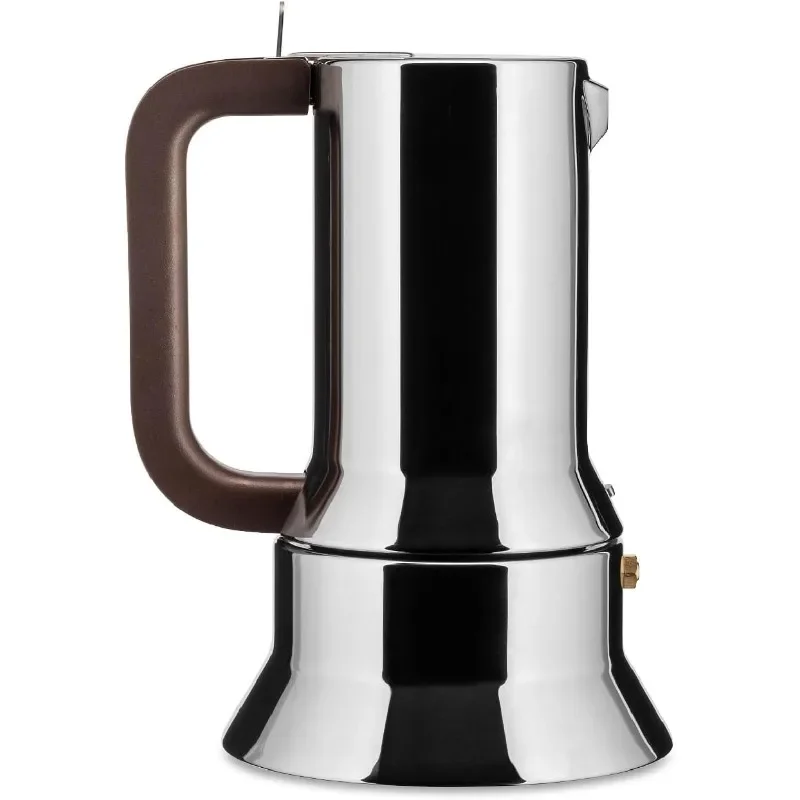 

Alessi Espresso Maker，Stovetop Espresso Moka with Magnetic Bottom, Suitable for Induction Stoves