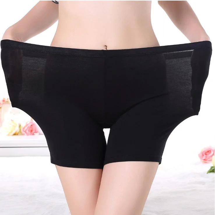 2019 Safety Shorts Pant size Safety Pants boxer Short Under Skirt With Pockets Safety Shorts Under Skirt Thigh Chafing Lace