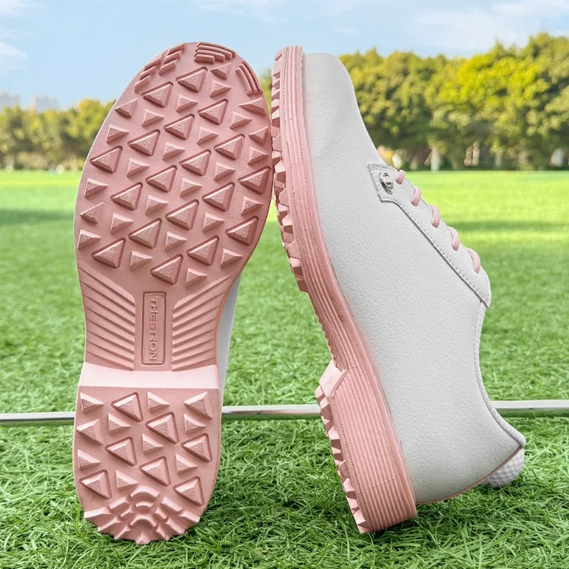 Sapatos de golfe femininos para caminhada, treino e grama artificial._voghion.com