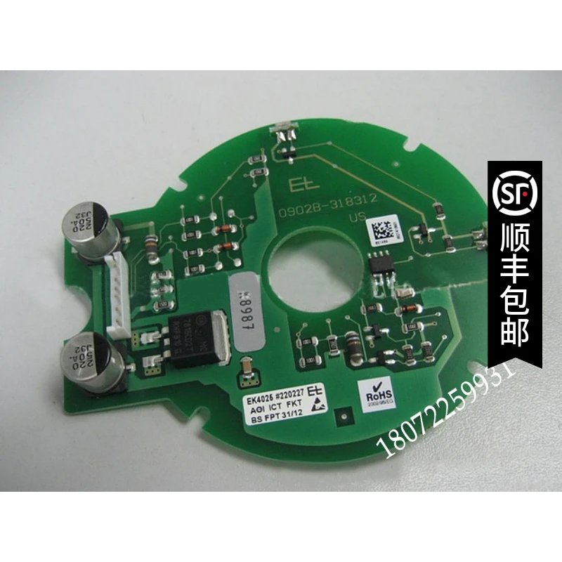 Máquina de teñido y acabado Spot Lixin, placa de circuito de retroalimentación alemana Lemer E + L EK4026 # 326357