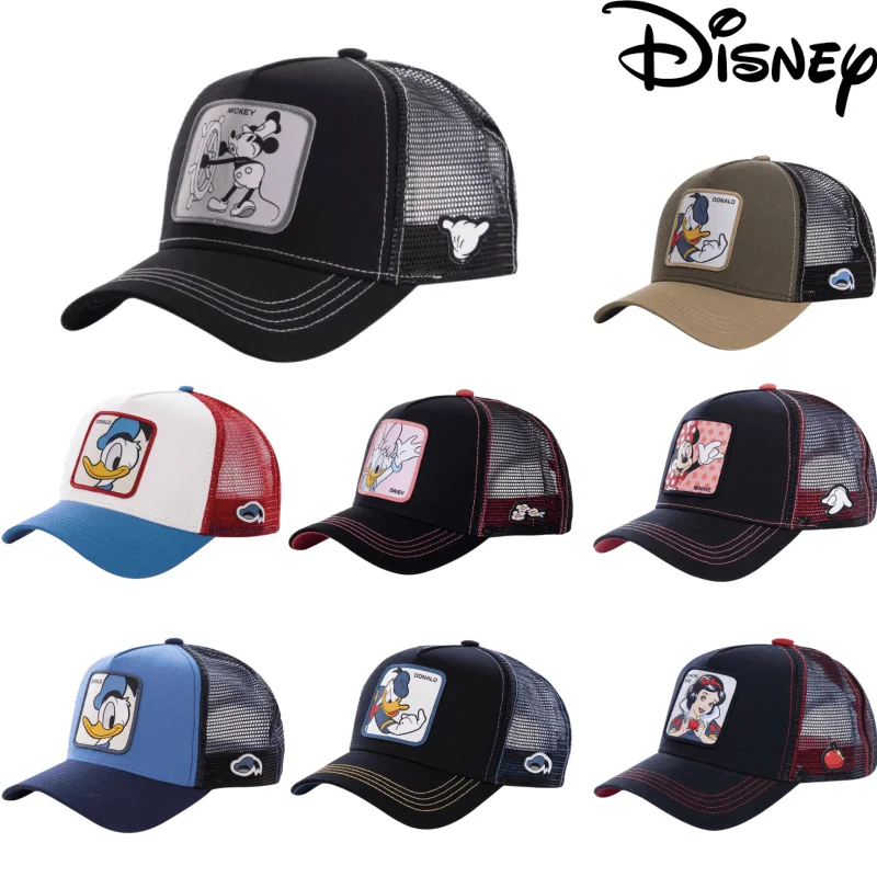

High Quality Disney Style Cartoon Anime Adult Mesh Baseball Cap Unisex Casual Sports Outdoor Sun Protection Snapback Hat Gift