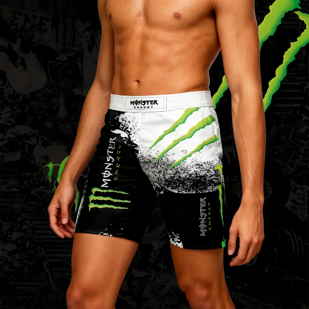 

Monster Energy Claw Mark Critical Strike! Crazy Street Functional Shorts With a Trendy Cool Aura That Can be Fully Unleashed