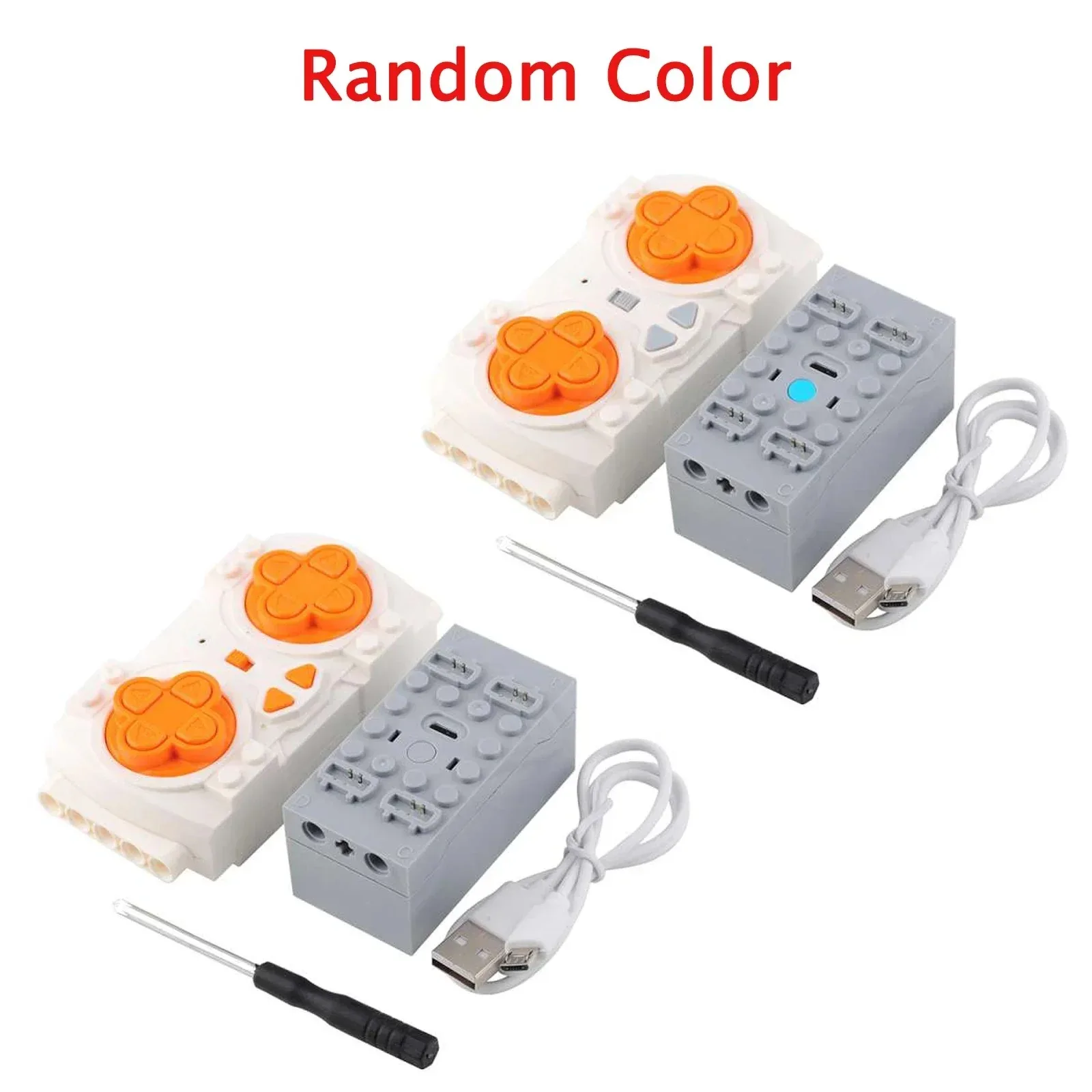 4 Channel APP Programming Power Set 4-Way Lithium Battery Box Remote Control Set for MOC PF Power Functions Techinal Parts