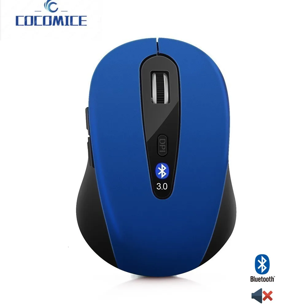 Mouse para jogos sem fio Bluetooth BT Optical Computer Mouse 1600 DPI 6 botões PC Gamer Office 3D Mouse para iPad Laptop Phone