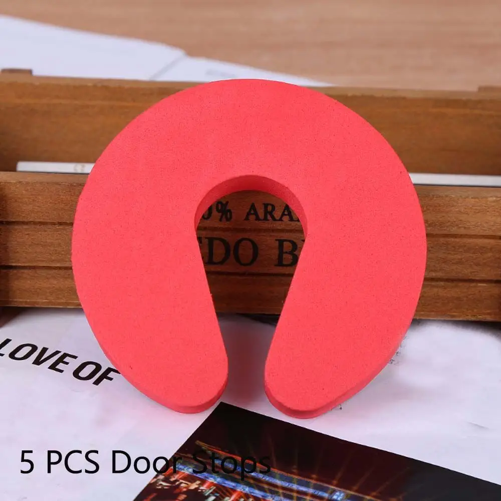 

C Shape Soft Security Children Protection EVA Foam Door clamp Gate Stopper Door Stops Stopper Clip
