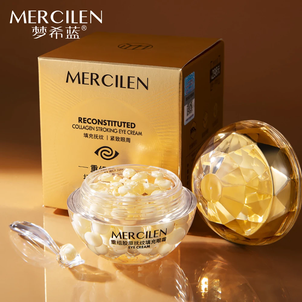 Collagen Moisturizing Filling Eye Cream Remove Eye Bags Reduce Eye Wrinkles Cream Eye Care Anti Dark Circle Under Eyes Cream
