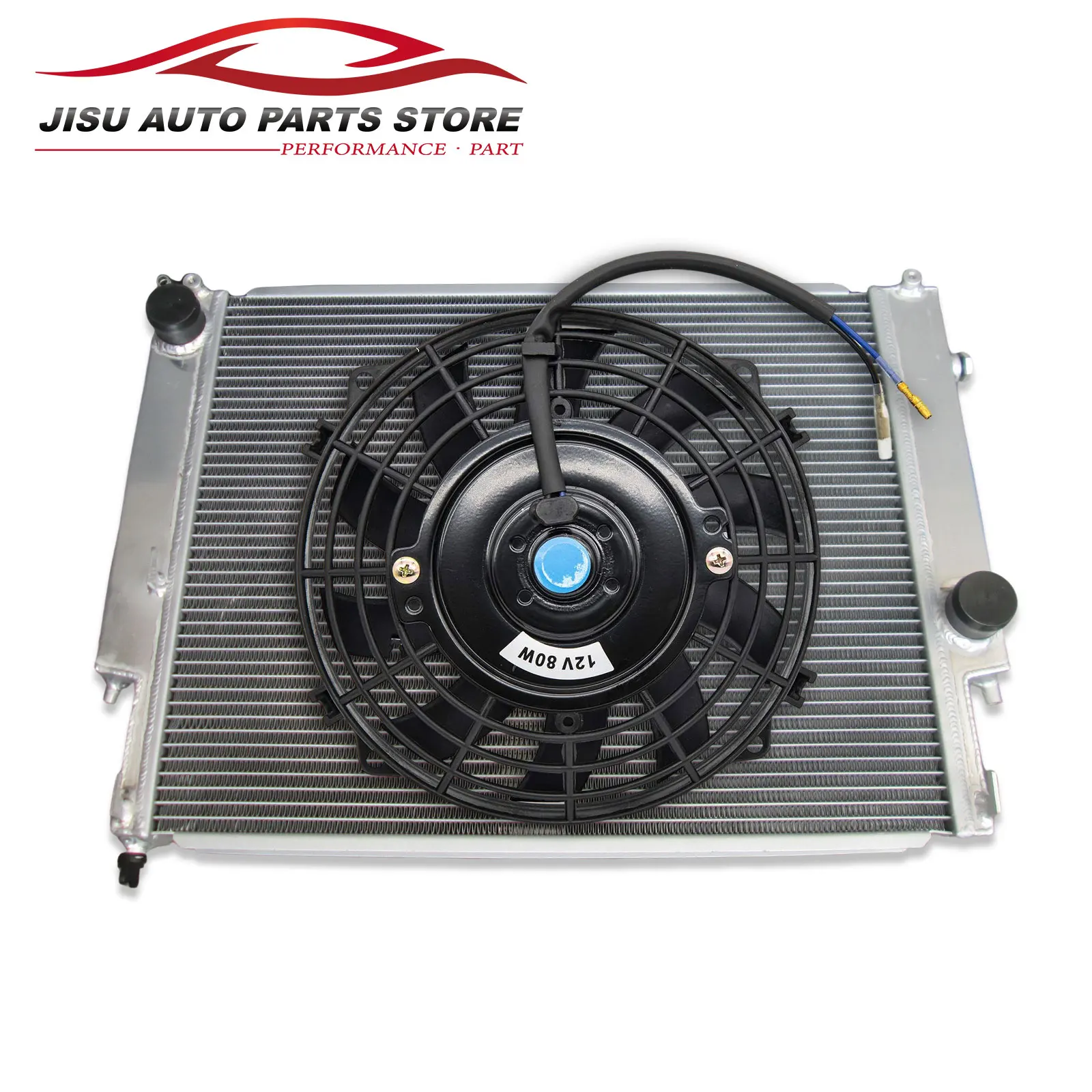 Aluminum Radiatro + Fan for 1992-2001 BMW 320i 323Ci 323i 323is 323ti 325i 325is 328i 328is M3 Z3 E36 1993 1994 1995 1996 1997