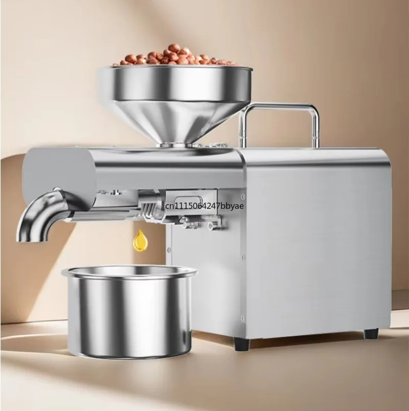 For X3C Stainless‑Steel Oil Press Machine Cold Hot Press Oil Expeller High Oil Yield 110V‑220V For 20+ Raw Materials