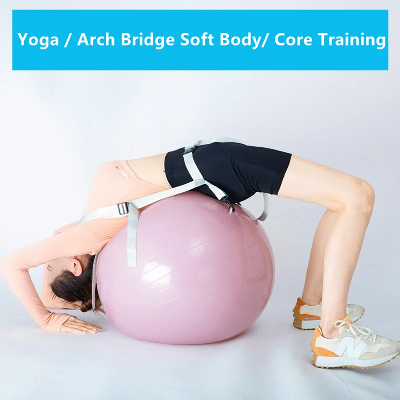 Thick Explosion‑proof Fitness Yoga Ball for Back Flip Assisted Training, Martial Arts Dance Backbend Practice Exercise Ball
