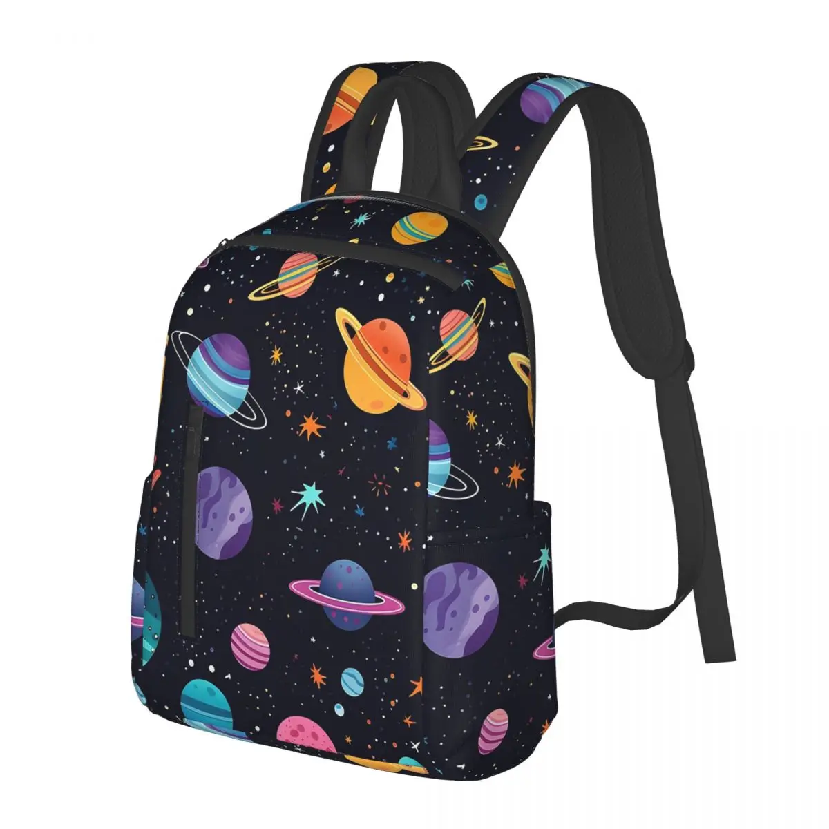 Solar System Space Planets Universe Student Backpack School Bag Hiking Travel Daypack for Men Women Bookbag Shoulder Bags