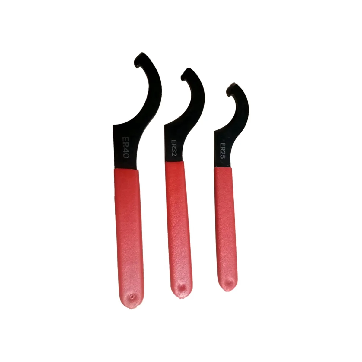 3-Piece Machine Tool Wrench ER Multi-Specification Electrophoresis Blackening Wrench ER25/32/40 Wrench