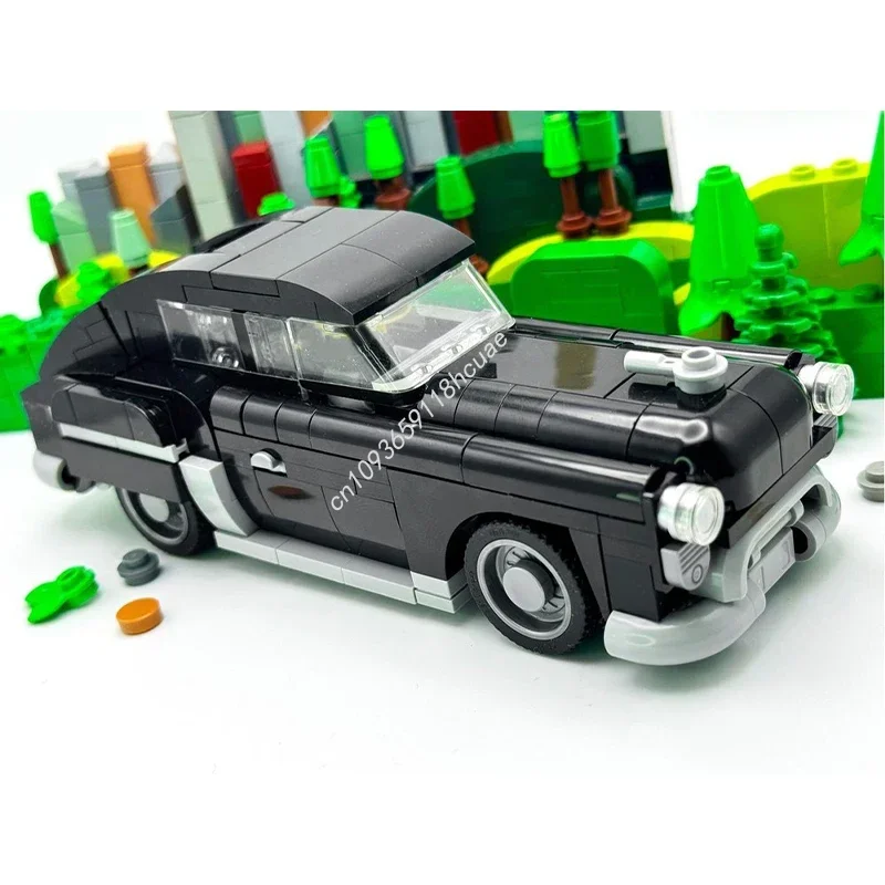 

286pcs MOC Old Timer's Rocket 88 City Champions Super Car Building Blocks Festival Gift Engineering Thinking Projects Unique