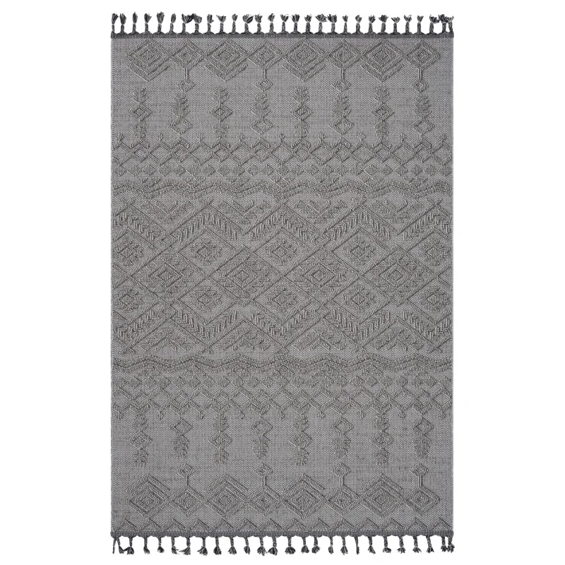 

NAAR Guros Collection 4X6 White / White / Traditional Indoor / Outdoor Area Rug