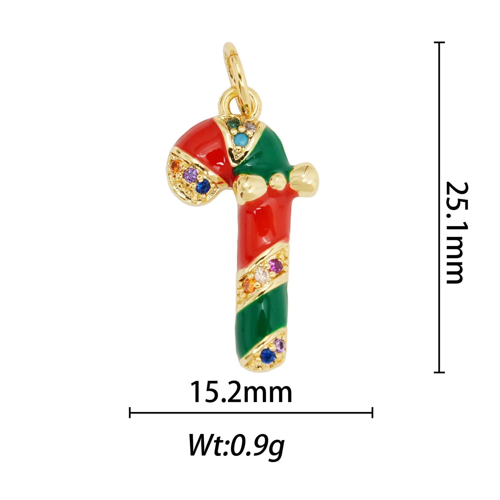 1 stks Kerstman 18 K Vergulde Hanger Sneeuwpop Sneeuwvlok Groen Rood DIY Ketting Armband Oorbellen Dames Partij Sieraden Maken