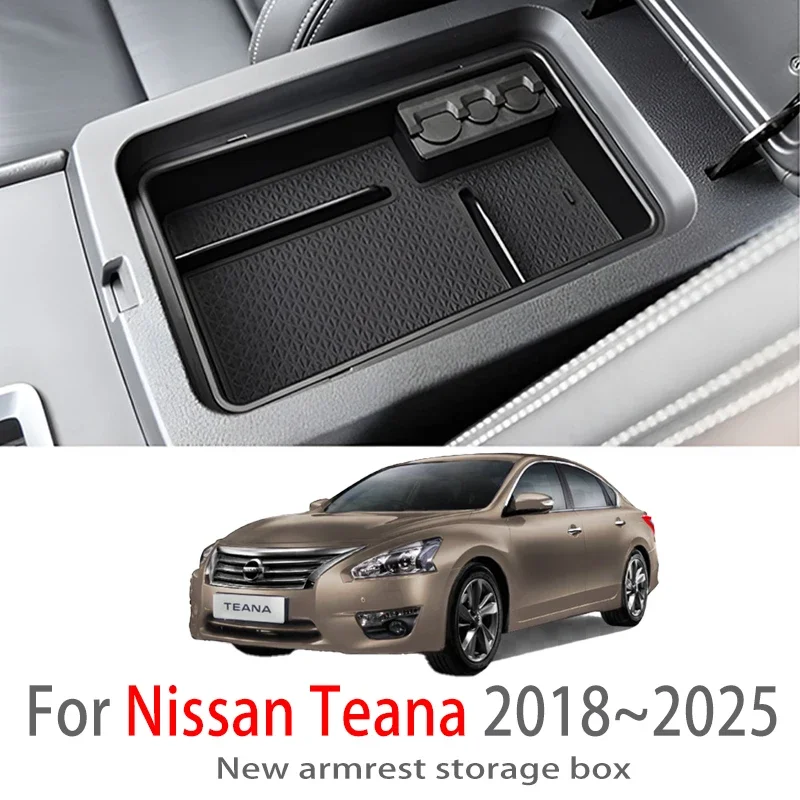 

Car Accessories For Nissan Teana 2018~2025 2020 Center Console Armrest Interior Storage Box Multifunctional Storage Auto Parts